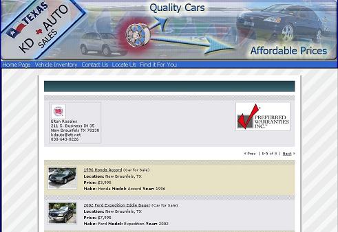 VehicleInventory Auto Dealers: Utilize your vFlyer Account Profile as a Vehicle Inventory Website