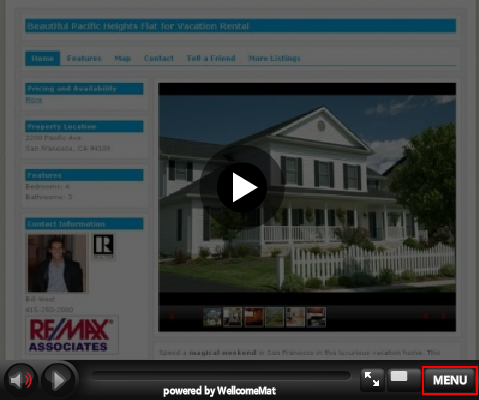  You can now embed Wellcomemat videos in your flyers!