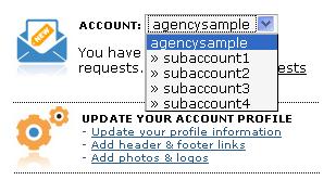 vFlyer Agency Edition - Account Management