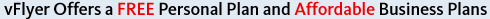 vFlyer Offers both free and affordable business plans