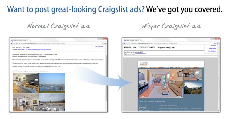 Want to post great-looking Craigslist ads? We've got you covered. Want to post great-looking Craigslist ads? We've got you covered.