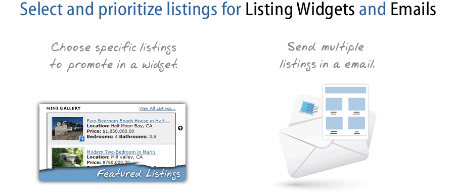 Create Listing Widgets or Email multiple listings Create Listing Widgets or Email multiple listings